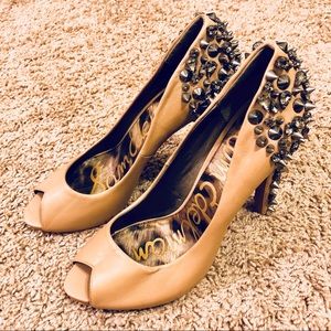 Sam Edelman Lorissa Leather Studded Heel 8.5